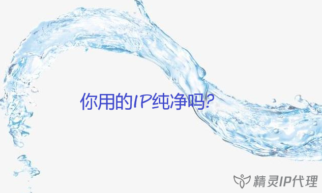你用的IP純凈嗎?
