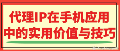 代理IP在手機(jī)應(yīng)用中的實(shí)用價(jià)值與技巧