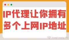 IP代理讓你擁有多個(gè)上網(wǎng)IP地址
